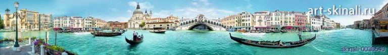 Фото для скинали венеция лодки мосты город