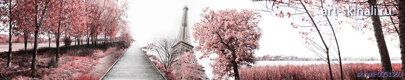 фото для фартука розовый Париж