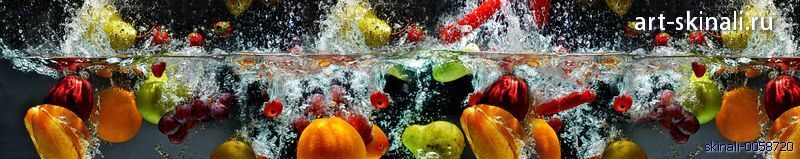фото для скинали фрукты в воде