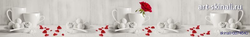 фото для фартука рафаелло конфеты и кружки и роза