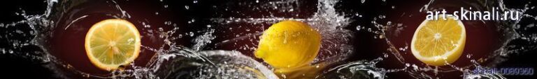 фото лимон в брызгах воды